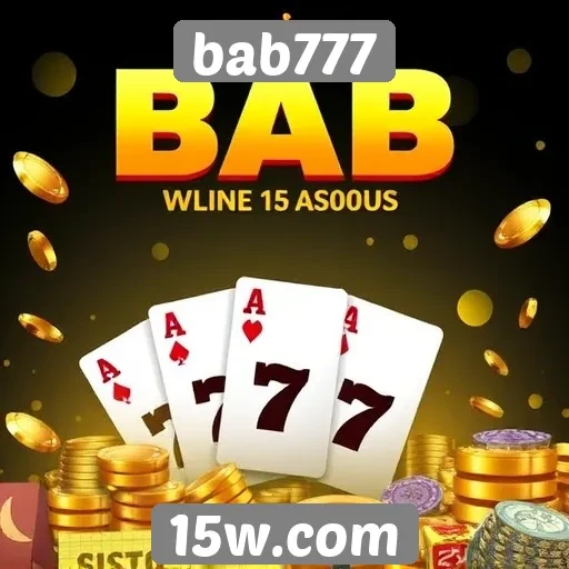 Sistema de bônus e promoções do bab777